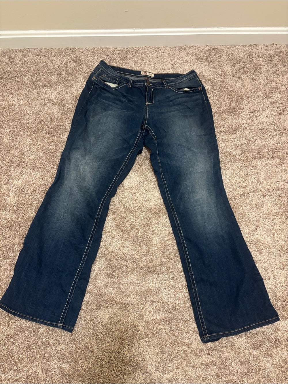 lei Women’s Dark Blue Flare Jeans